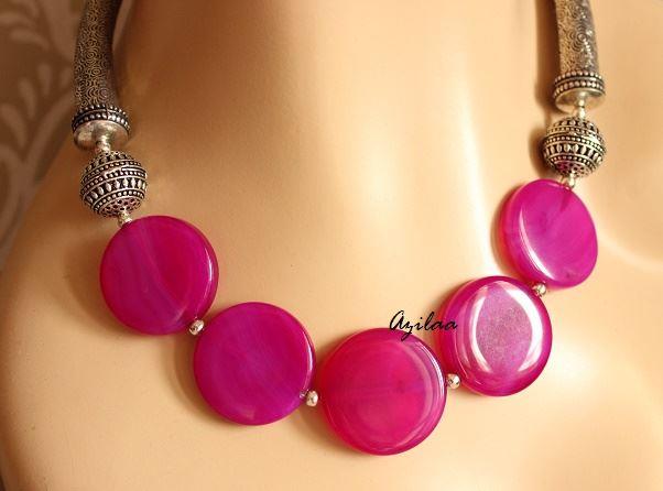 Large Pink Paper Bead Necklace - Sister2Sister International Outreach  Ministry, Inc