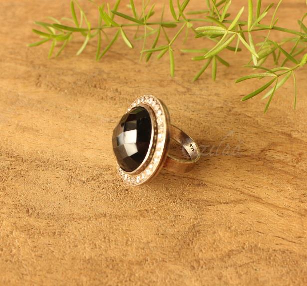 Vtg .925 Sterling Silver Large Oval Black Onyx Ring Adjustable Size 5, 6,  7, 8,9 | eBay